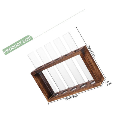 FOMIYES Hydroponic Test Tube Vase Large Glass Planting Container for Water Plants, Glass Terrarium Planter for Home Décor and Indoor Greenery
