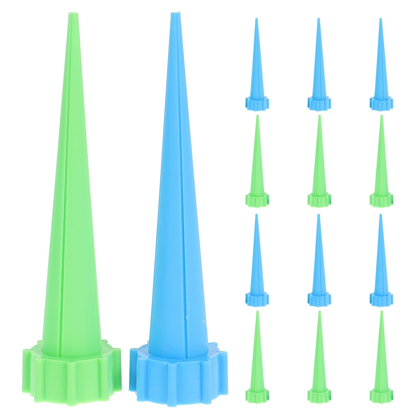 DOITOOL 16Pcs Plant Self Watering Planter Insert Spikes Stakes, Self Watering Spikes Auto Drippers Irrigation Devices, Automatic Waterer for Vacations Outdoor Indoor Potted
