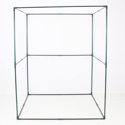 Portable 4'x4' Large 6FT Tall Plant Netting Cover Crop Cages Pest Guard Cover for Vegetables and Fruits Plant Durable Gardening Net with 4 Stakes