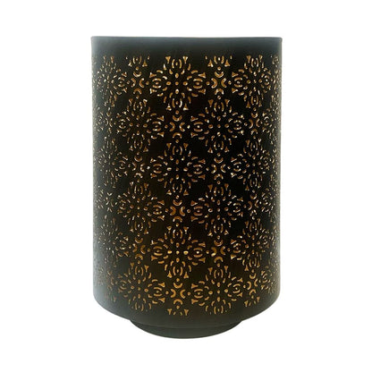 Hosley Set of 2 Diamond Cut Candle Holders Elegant 8 Inch Height Stands for Timeless Ambiance and Versatile Styling Dazzle Your Decor