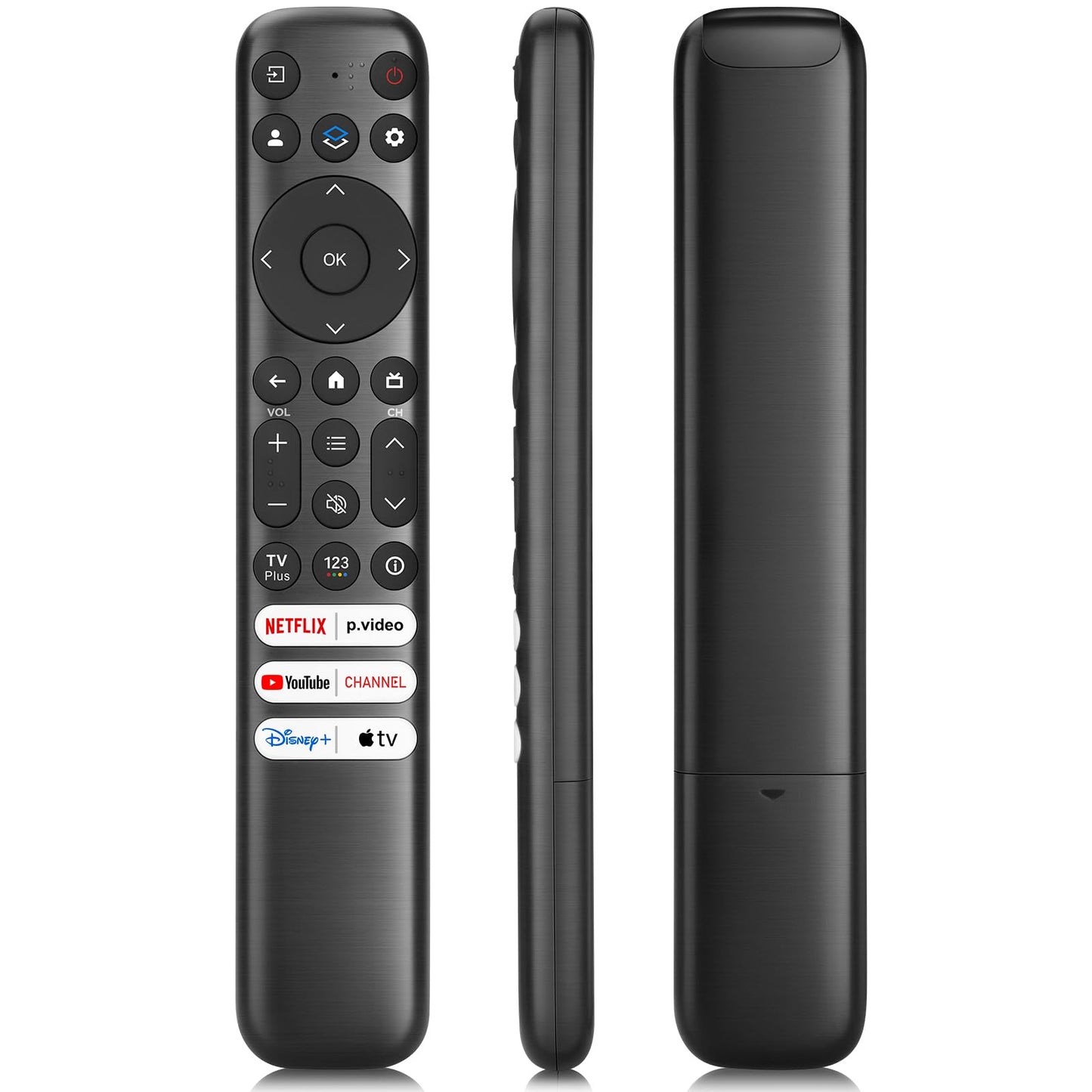Voice Remote Only for TCL-Google-TV-Remote-Control Replacement,RC813 Remote Compatible with TCL 4k QLED/UHD/QD-Mini LED Series Smart TVs(Not for Fi & Roku TVs)
