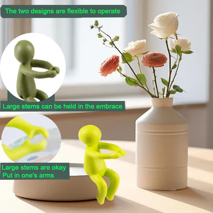 MTOMDY Plant Propagation Friends,Plant Propagation Buddy,Cute Plant Cutting Holder Plant Support for Sprouts, Plant Propagation Station Accessories Gifts for Plant Lovers(15 Pcs)