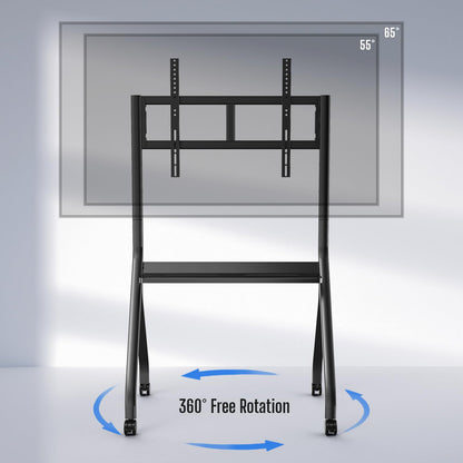 JASZDOT 75''-86'' Smart Board Stand, 4K UHD Interactive Touchscreen Whiteboard, Android 14 Wireless Smartboard for Classroom Home Office Studio