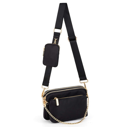 UTO Small Crossbody Bags for Women 3 in 1 Trendy Belt Purse Fashion Designer Mini Cute Sling Fanny Chest Pack