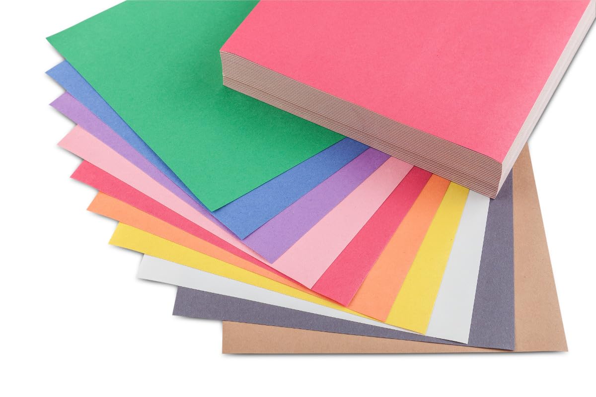 Crayola Construction Paper Bulk Pack (480 Sheets) – 10 Assorted Colors, 9x12, Teacher School Supplies & Classroom Must Haves, Card Making Craft Supplies, Art Paper