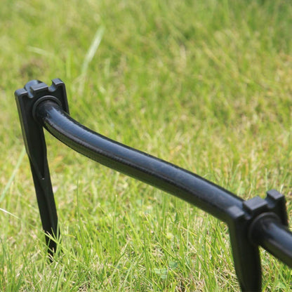 28PCS Soaker Hose Stakes Garden Hose Stake Hose Holder Stake Hose Guide Stake Water Hose Stake1/2inch 1/4inch 5/32inch Black