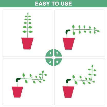 M METERXITY 60-Pack Adjustable Plant Clips, 360 Degree Plant Training Clips, Plant Stem Bender Training Clips for Low Stress Training/Plant Ties/Gardening Accessories [Clear]