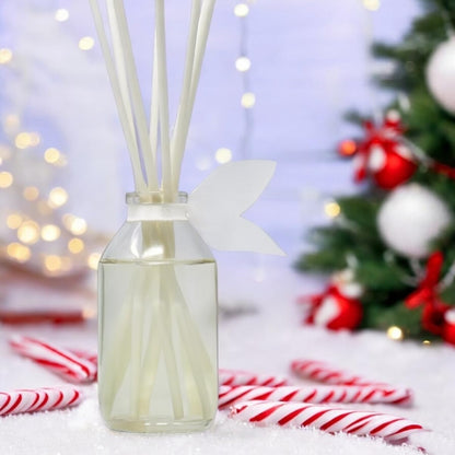 LOVSPA Reed Diffuser Set, Smoked Vanilla Scented Oil Diffuser with Sticks, Home Fragrance Accessories for Bathroom Shelf Decor, Aroma Diffusers for Home or Office Fall Decor, USA Made