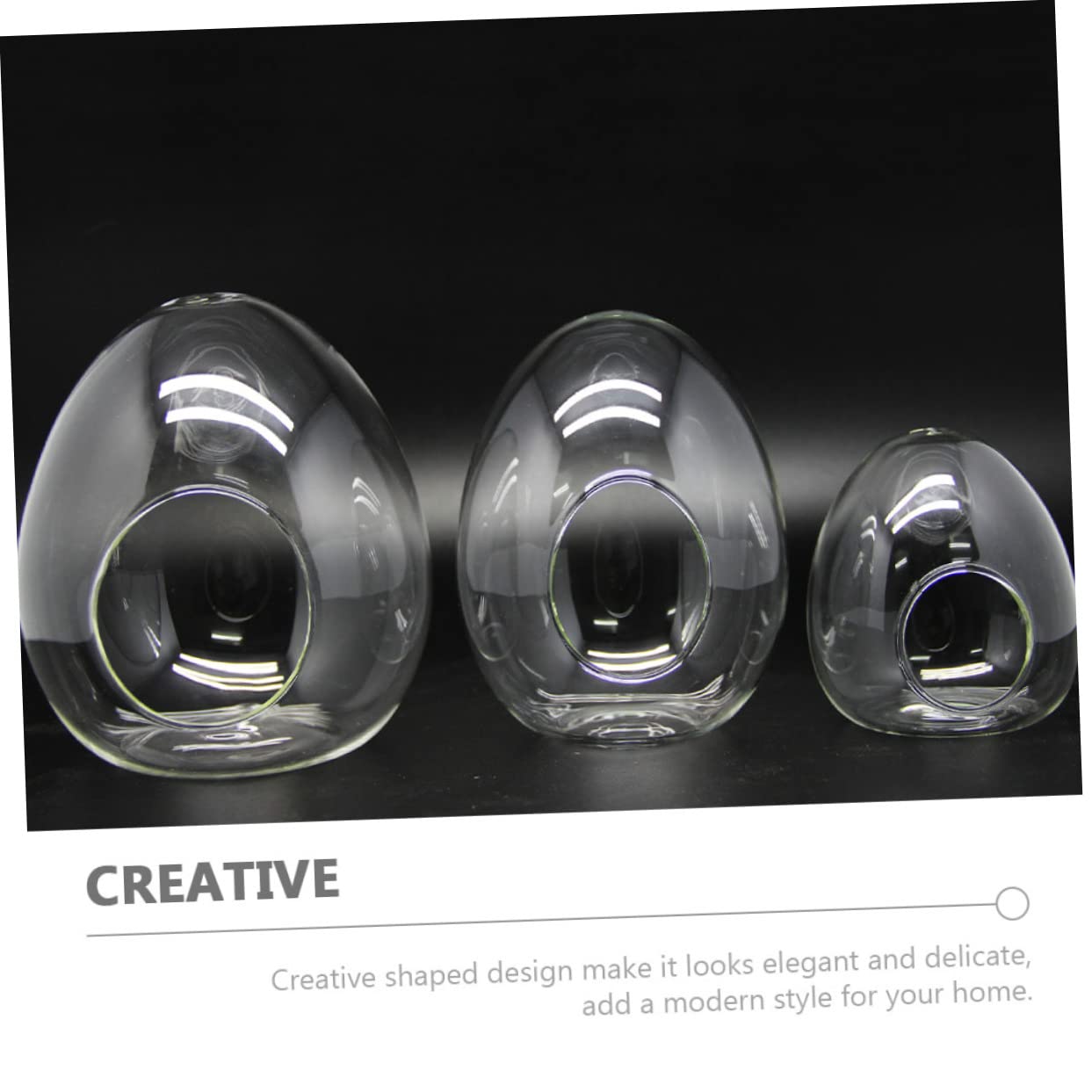 POPETPOP Glass Plant Propagation Station for Home Office Terrarium Supplies Eco Bottle