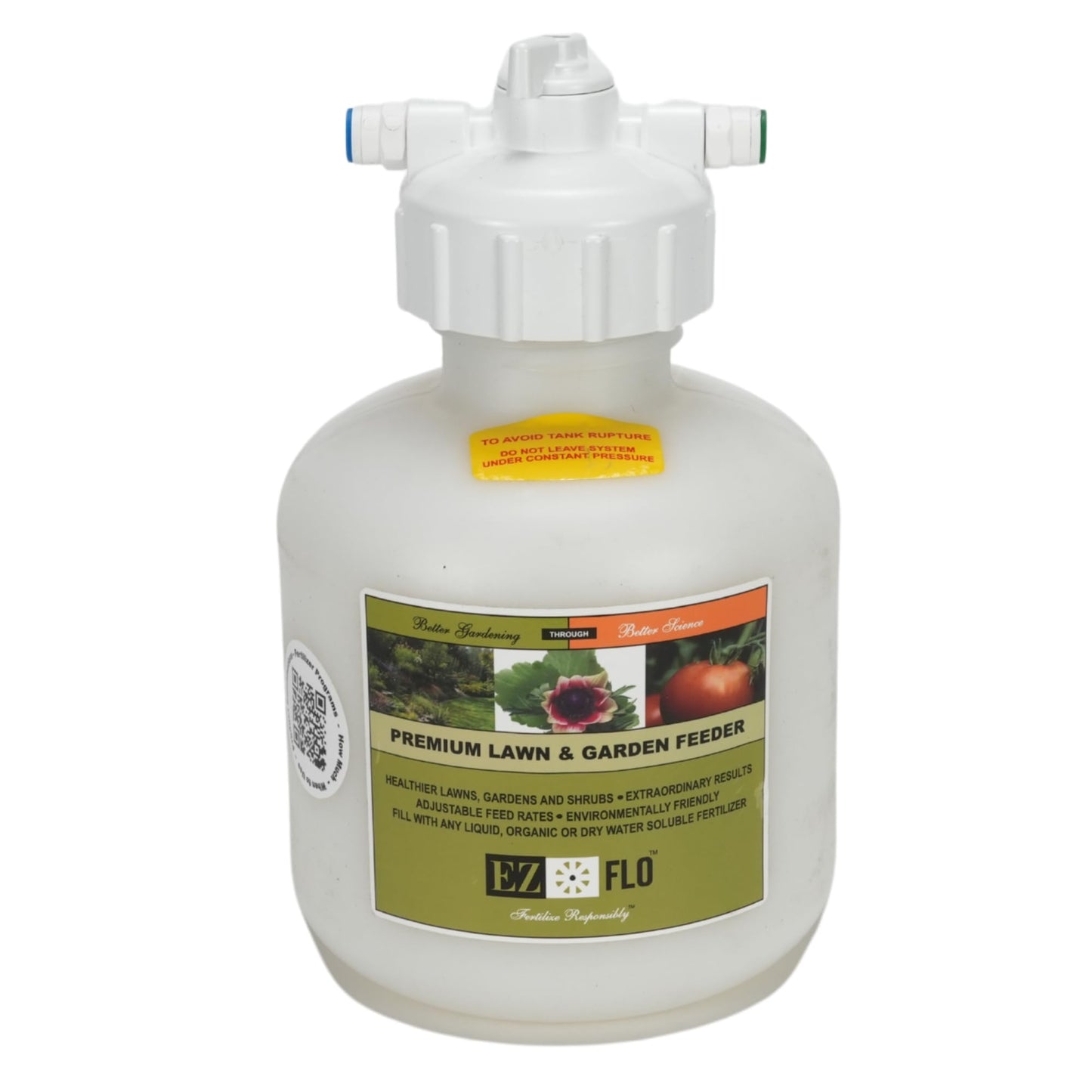 EZ-FLO 3/4 Gallon Hose‑Bib & Drip Fertilizer Injector | Low‑Pressure Garden Feeder for On/Off Flow & Drip Irrigation | EZ 2005‑HB