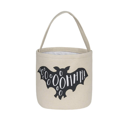 3 Pcs Halloween Trick or Treat Bucket - Candy Basket Tote Bag for Kids（Magic Hat, Ghost, Bat）