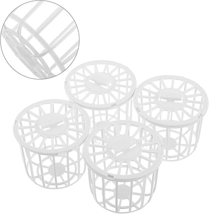 SHINEOFI 4pcs Plastic Bird Nest Box for Canaries and Birds Multipurpose Breeding Nest Basket Hollow Cage Storage Tidy Nesting Material Holder for Finch and Parrot