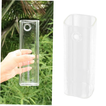 Abaodam Creative Wall Hanging Glass Flower Vase for Water Planting Terrarium Container Decor Unique Design for Indoor Plants Eye Catching Planter