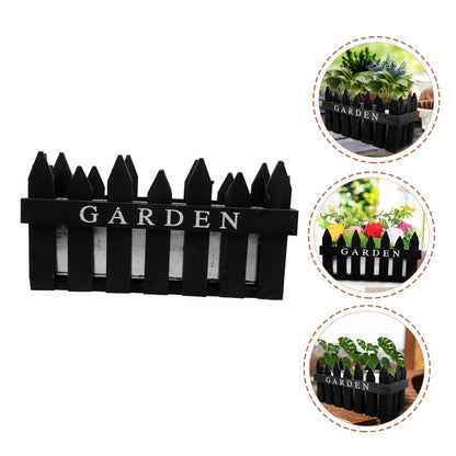 Abaodam Fence Flowerpot Durable Decorative Planting Box for Garden Home Decor Sturdy Easy to Clean Housewarming Finish
