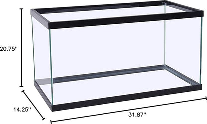 Tetra Glass Aquarium 29 Gallons, Rectangular Fish Tank, Assorted Color