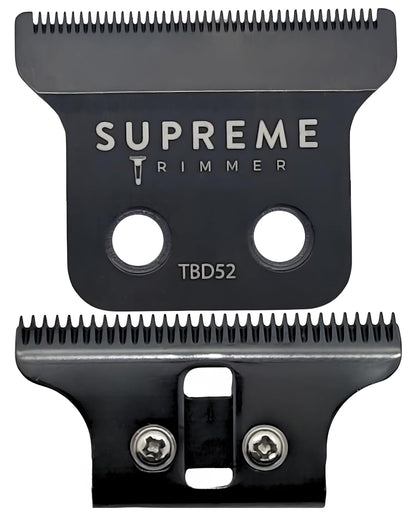 Supreme Trimmer T Shaper - Quiet Cordless Beard & Hair Trimmer for Men | 120 Min Runtime, Low Noise, Zero-Gap DLC Blade | Ideal for Sensitive Skin, Kids & Elderly | ST5206