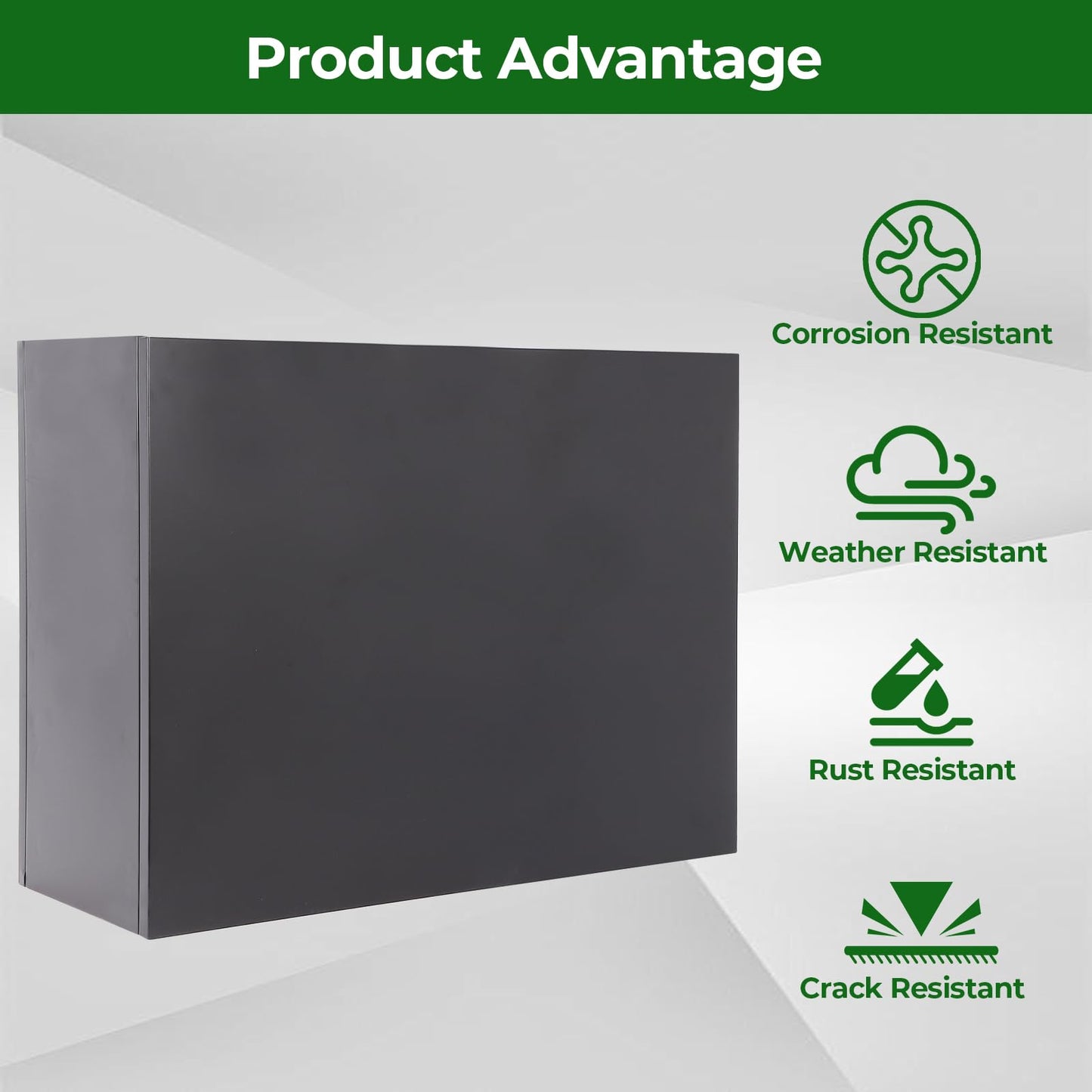 Metal Tall Rectangular Planter 32" L x 12" W x 24" H – Heavy Duty Steel Large Planter Box with Drainage Holes & Removable Shelf – Outdoor & Indoor Tall Flower Planter for Patio, Porch, Yard & Balcony