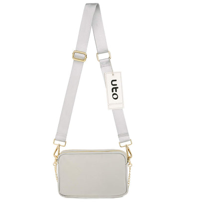 UTO Small Crossbody Bags for Women 3 in 1 Trendy Belt Purse Fashion Designer Mini Cute Sling Fanny Chest Pack