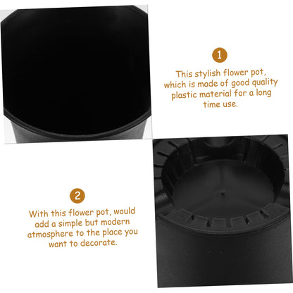 SUPVOX High Waist Plastic Flower Pots 15Pcs Small Indoor Plant Containers for Succulents and Home Decoration Practical Patio Garden Planters