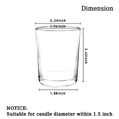 Comrzor Set of 36 Clear Tealight Candle Holders, Glass Votive Candle Holders Bulk, Floating Candle Holder for Table Centerpieces, Wedding Propose Party Home Decor