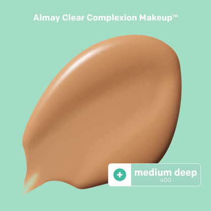 Almay Clear Complexion Acne & Blemish Spot Treatment Concealer Makeup with Salicylic Acid- for Sensitive Skin, 200 Light/Medium, 0.3 fl oz.