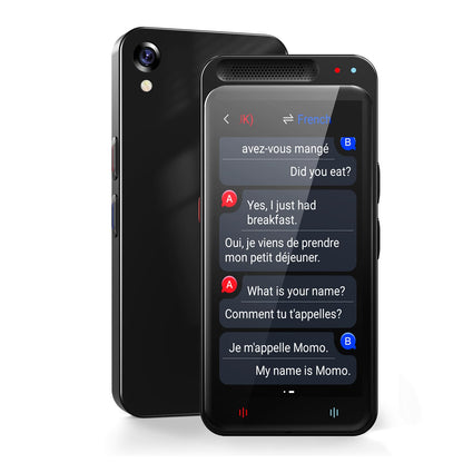 Language Translator Device, 150+ Languages Two-Way Real Time Translator Device No WiFi Needed Upgraded ChatGPT, Instant Translator, Offline&Text&Photo&Voice Translation for Travel Business Learning