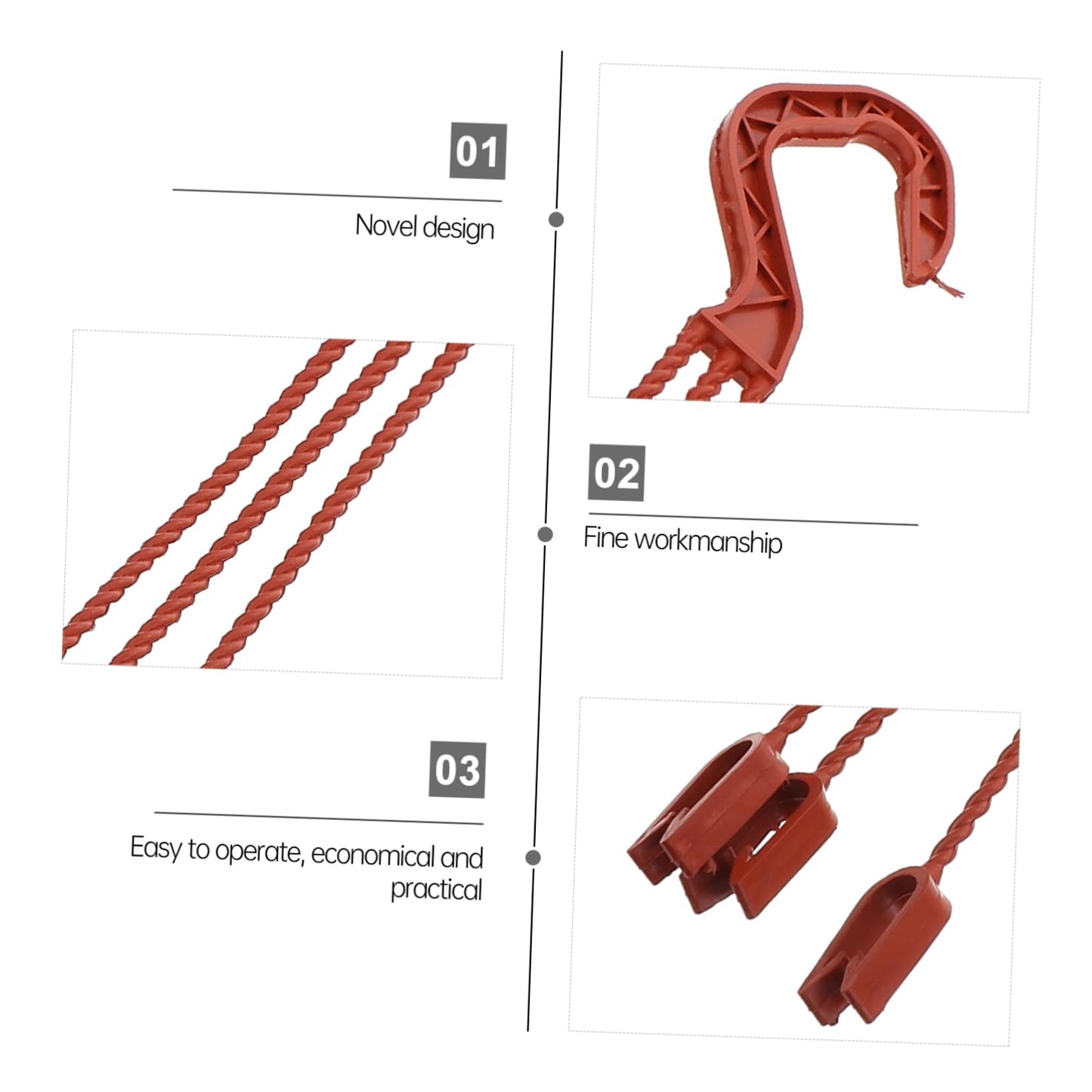BESTonZON 60pcs Flowerpot Hooks Versatile Plant Pot Hangers for Use Easy Installation Sturdy Plastic Material for Gardens Balconies and Home Decor