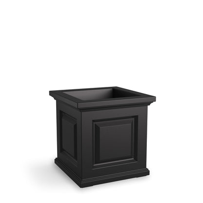 Mayne Nantucket 16-Inch Square Planter – Self-Watering, Weather-Resistant Planter for Flowers – Durable Outdoor Design for Patio, Porch, or Entryway