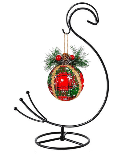 Maibloln Ornament Display Stand Hanger Rack Hook Chrismas Ornament Party Decoration Holder Air Plant Flower Pot Hanging Terrarium Home Office Decoration