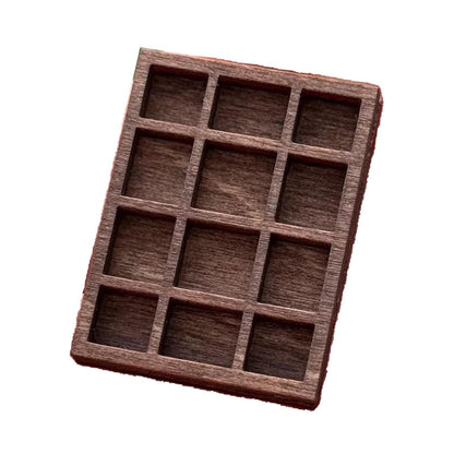 VELURA Miniature Trinket Shelf Organizer Home Decoration Collectibles Holder Wooden A | Rocks, & Minerals | Crystals & Mineral Specimens |1 Miniature Trinket Shelf