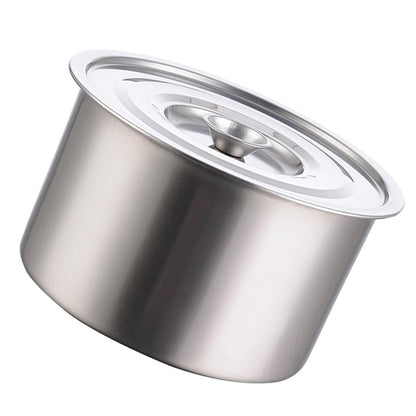 Generic Stainless Steel Sugar Bowls with Lid, Small Condiment Containers for Serving Sugar, Pepper, Salt, Spice, for Home and Kitchen (6.3x6.49x3.46inch), Sliver, Generic20240320