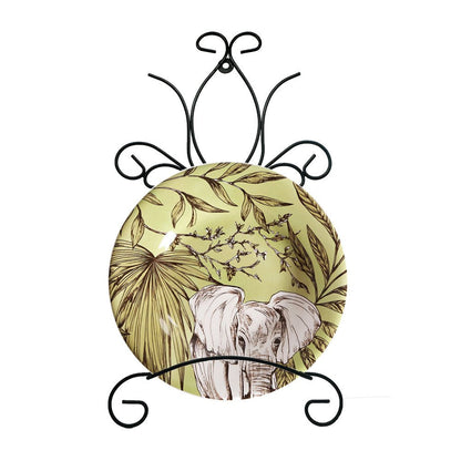 YY YEARCHY Ornament Display Stand Flower Plant Pot Stand Holder Iron Pothook Stand for Hanging Glass Terrarium