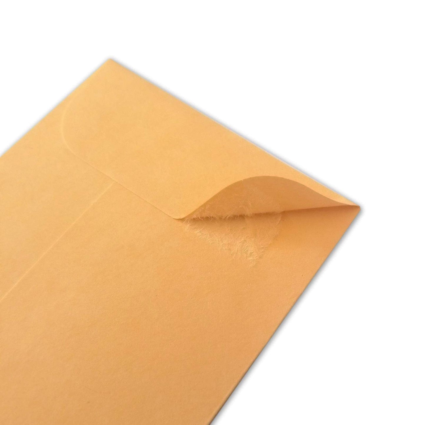 Xxcxpark 500 PCS #5 Coin Envelopes, 3.125 x 5.5 inches Brown Kraft Envelopes Classic Small Parts Envelopes with Self Adhesive Gummed Flap for Coins, Cash, Credit Cards, Seeds