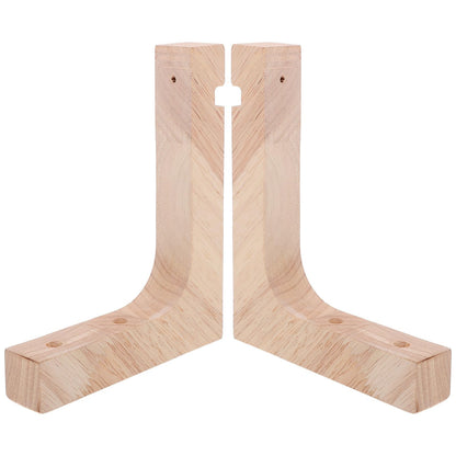 jojofuny 2pcs Wood Plant Wall Hooks Heavy Duty Hanging Plant Hangers for Indoor Outdoor Garden Planter Hooks with Natural Wood Finish