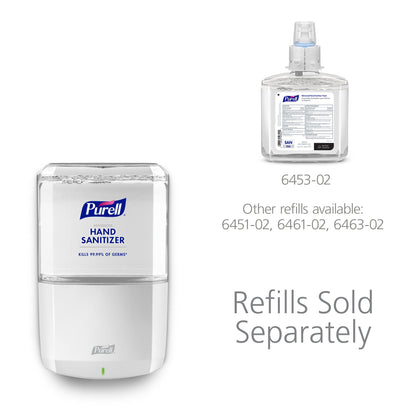 PURELL ES6 Automatic Hand Sanitizer Dispenser, White, Compatible with 1200 mL PURELL ES6 Automatic Hand Sanitizer Refills (Pack of 1) - 6420-01