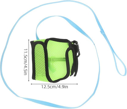 TEHAUX 2pcs Small Pet Harness and Leash Set for Walking Breathable Mesh Vest Adjustable for Rabbits, Guinea Pigs, Puppies, and Kittens Pink and Fruit Green Medium Size for Outdoor