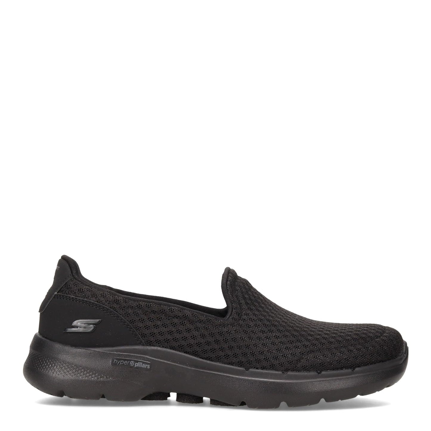 Skechers Women's Go Walk 6-Big Splash Sneaker, Black, 9