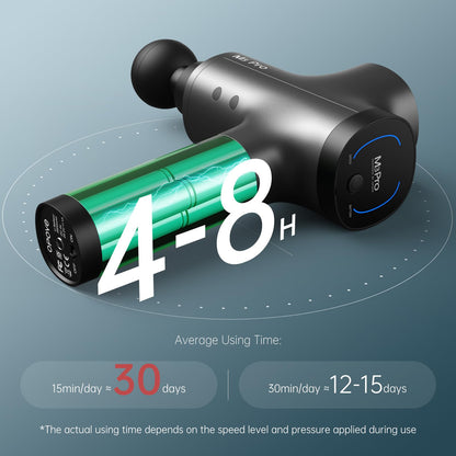 opove M3 Pro 2 Massage Gun Deep Tissue Percussion Muscle Massager for Workout, Handheld Percussive Therapy Fascia Gun for Athletes Fast Recovery 4-8 Hours Long Battery Life, Powerful, Quiet, Black