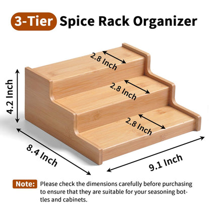 JinDoWin 2 Pack Cabinet Spice Rack Organizer - Enhanced Cabinet Spice Organizer, Practical Spice Rack Organizer for Cabinet and Efficient Cabinet Spice Organizer (2, 9 Inch)