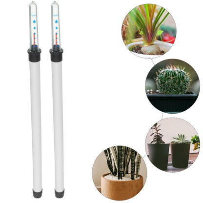 BESPORTBLE 2Pcs Water Level Indicator for Plants, 14-Inch Plant Water Meter Gauge, Visual Watering Reminder Sticks for Indoor Outdoor Potted Plants, Flower Pots and Self Watering Planters