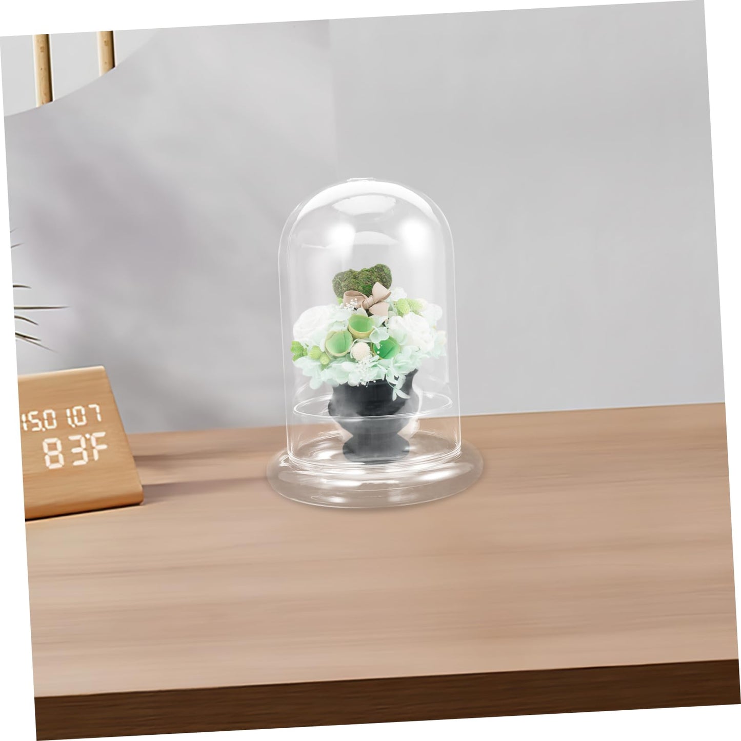 IWOWHERO Micro Landscape Vase Flower Vase Small Glass Terrarium Desktop Glass Terrarium Tabletop Aquarium Tank Micro Landscape Bottle Plant Holder High Borosilicate Glass Transparent