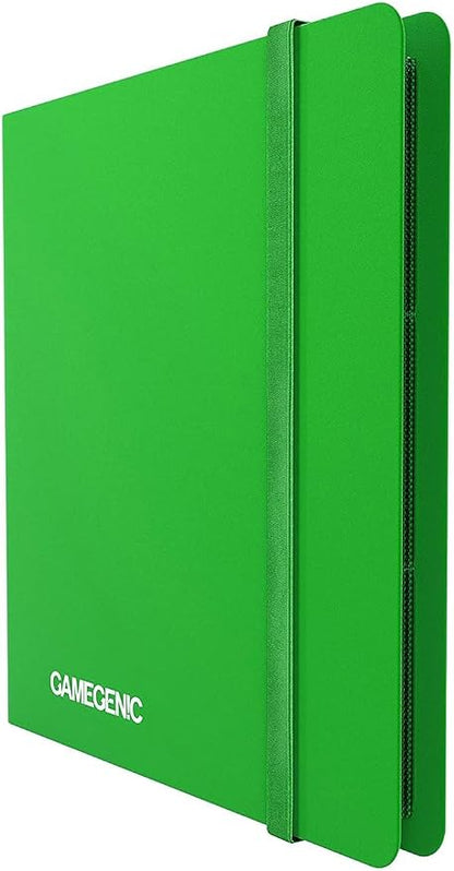 Casual Album 24-Pocket | Organize Standard and Japanese Size Collectible Cards | Premium Card Game Protector | Holds up to 480 Cards |Ideal for Playset Collections | Green Color | Made by Gamegenic
