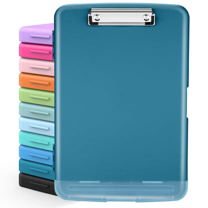 Sooez Clipboards with Storage, High Capacity Clip Boards 8.5x11 with Storage, Heavy Duty Nursing Clipboard Folder, Plastic Clipboard with Pen Holder for Women Teachers Work, School & Office Supplies