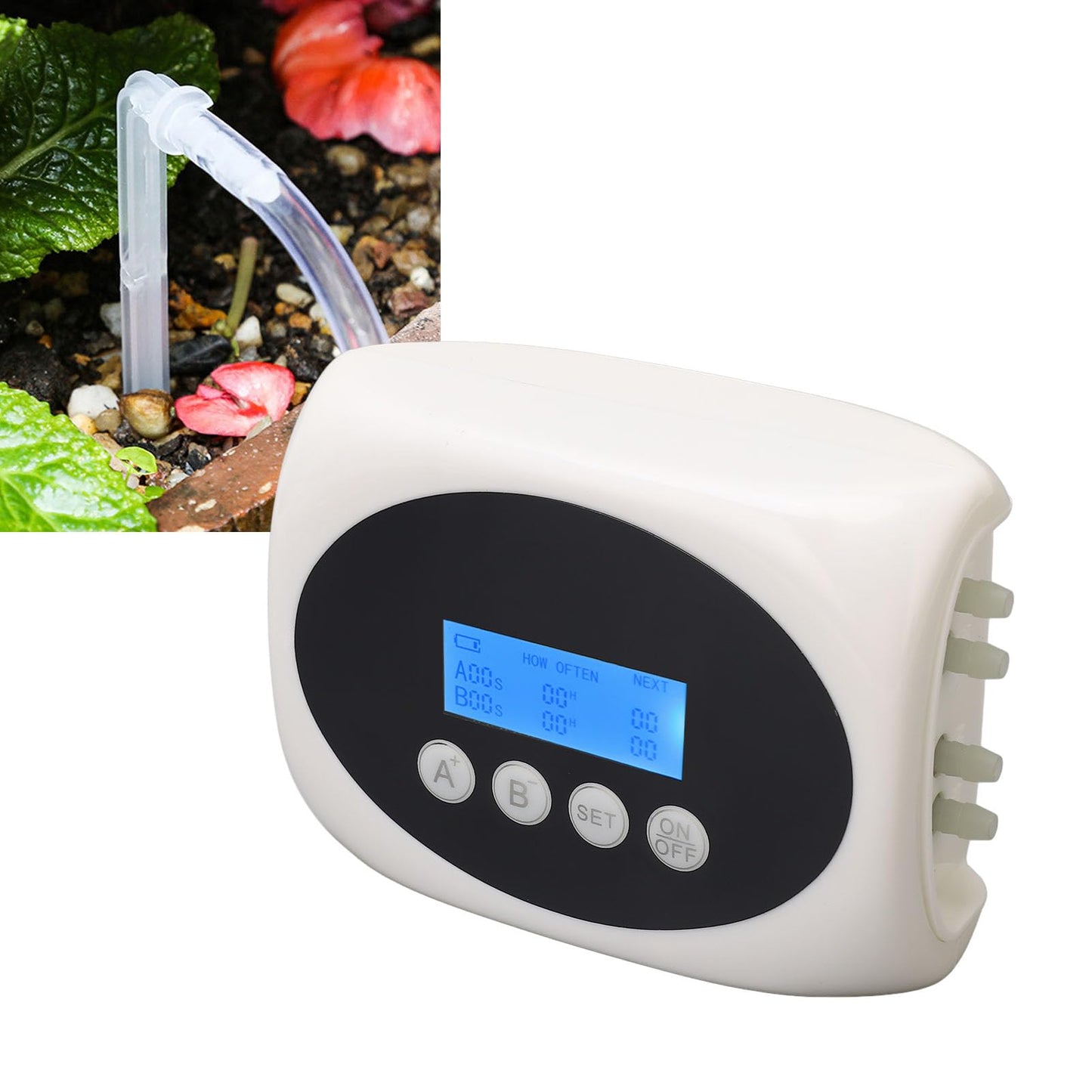 LCD Automatic Drip Irrigation for 15 Plants Stable WaterIntelligent Control for Drought Conditions