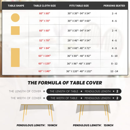Horaldaily Spring Tablecloth 90×90 Inch Round, Green Eucalyptus Washable Seasonal Table Cover for Party Picnic Dinner Decor