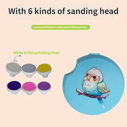Electric Parrots Beak Grinder,Electric Parrots Beak Grinder Fast Speed Motor Trimmer for Fast Trimming Efficiency Safe and Metal Texture