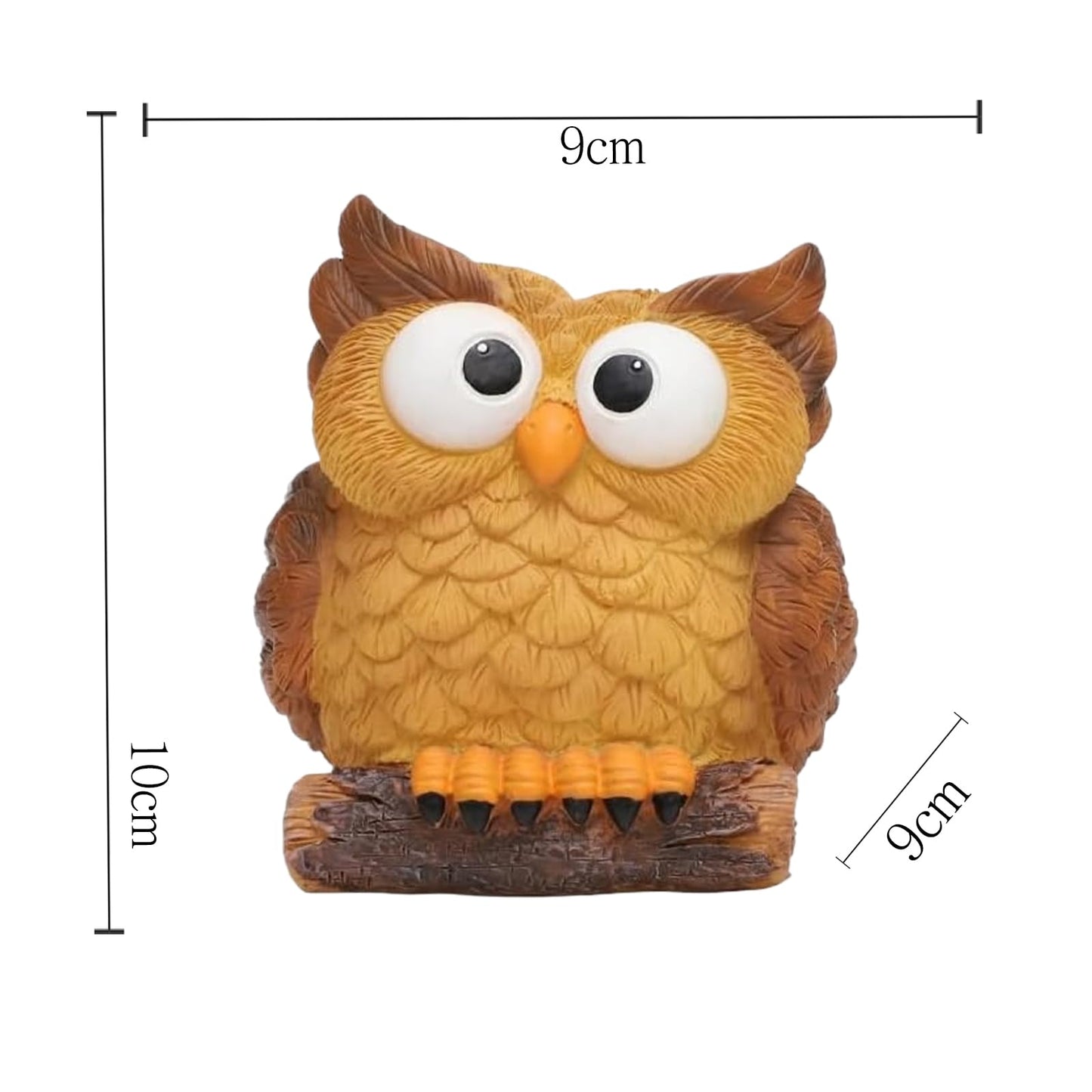 Qhzxcvlk Cute Resin Owl Succulent Pot - Indoor Plant Planter for Desktop, Windowsill, Home & OfficeDecor-Uniaue Gardenina Gift for Herbs and Flowers