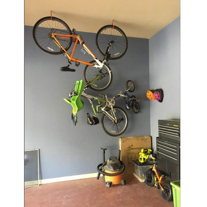 AIYoo Heavy Duty Bike Hook for Garage Ceiling, 6 PCS Garage Storage System Hooks Loading Capacity 100 LBS, Large Screw Bike Hooks for Garage Wall and Garage Ceiling, Outdoor String Lights Plants hooks