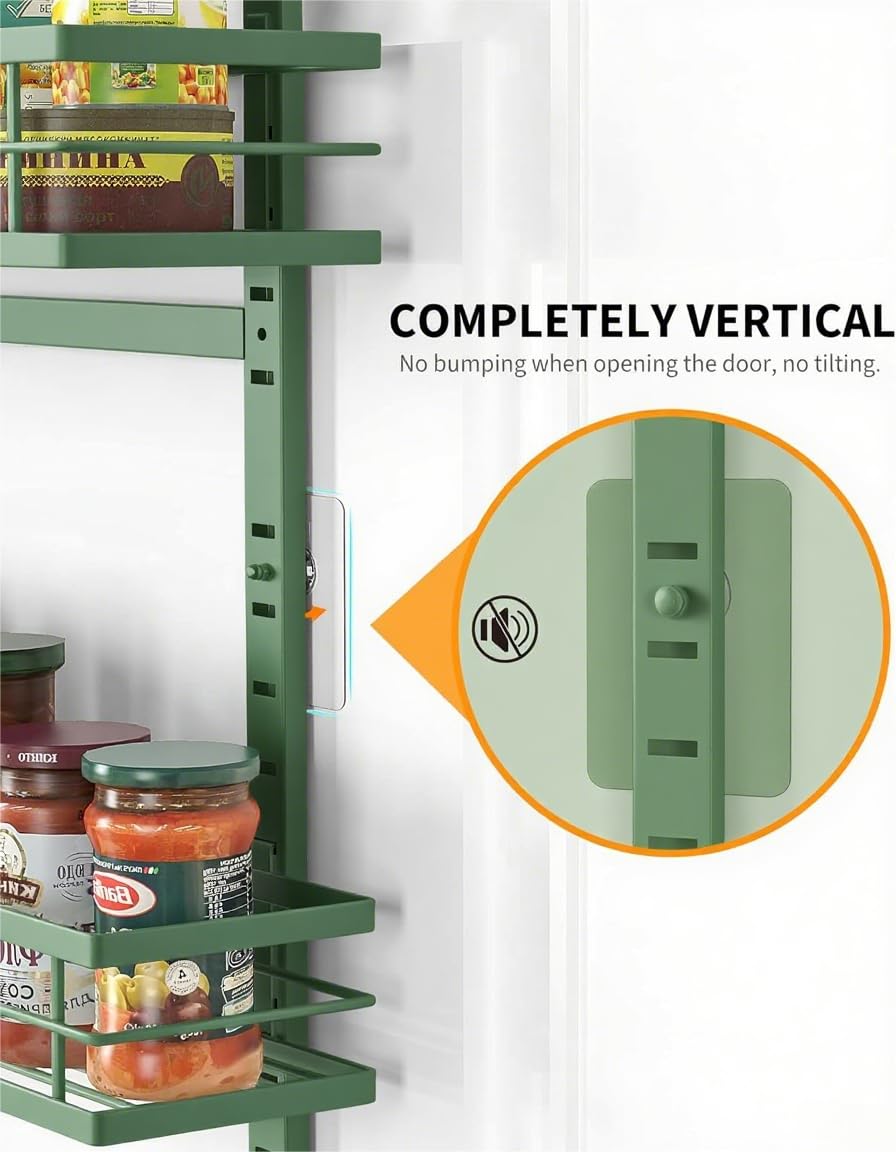Moforoco 9-Tier Over The Door Pantry Organizer, Pantry Organization and Storage, Black Hanging Basket Wall Spice Rack Seasoning Shelves, Home & Kitchen Bedroom Bathroom House Essentials