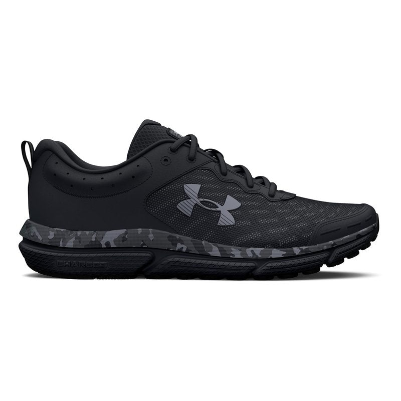 Under Armour Men's Charged Assert 10 Camo, (001) Black/Black/Pitch Gray, 11.5, US
